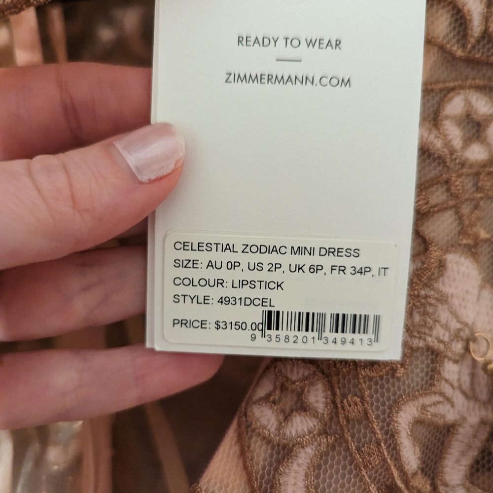 Zimmermann Celestial Zodiac Mini Dress - Picture 5 of 15
